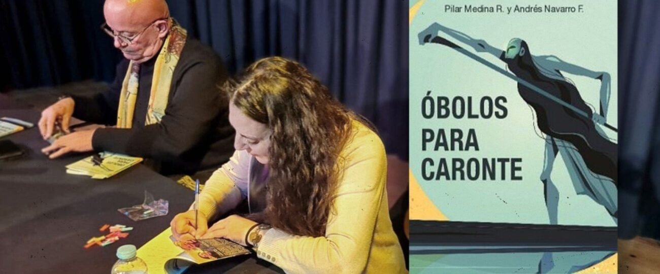 ‘Óbolos para Caronte’, una historia de dioses a través de la pluma de Pilar Medina y Andrés Navarro