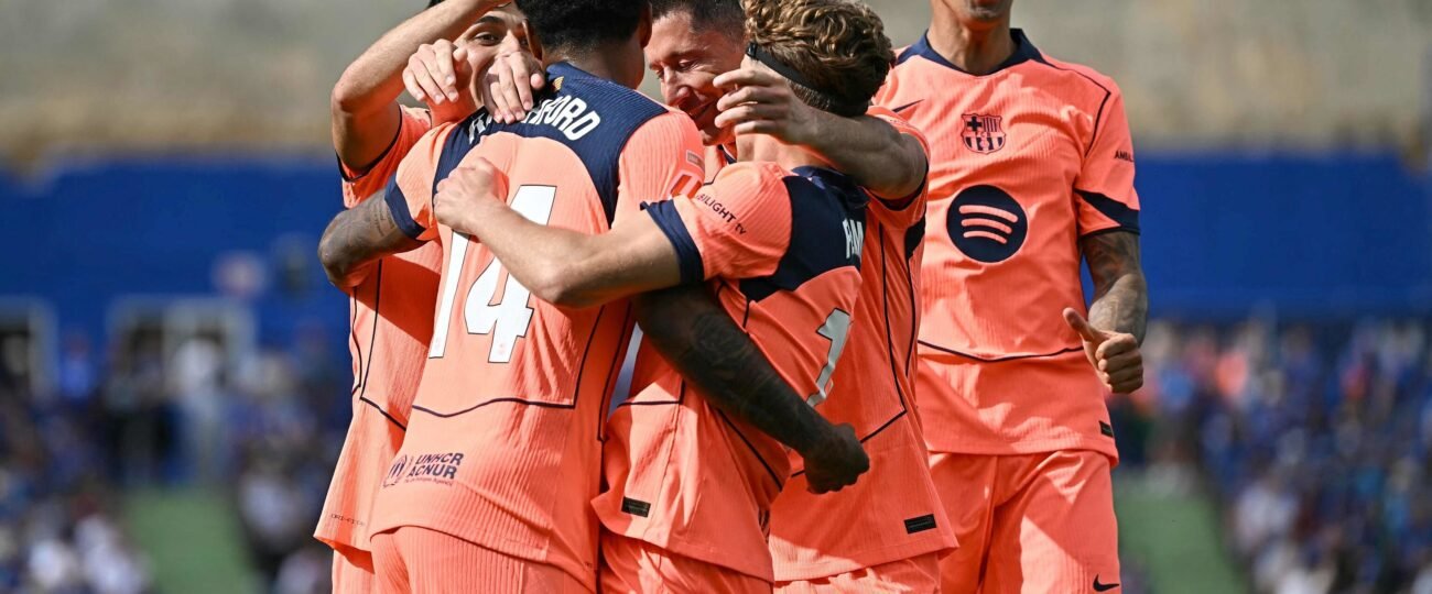 Un Barça muy solvente se acerca aún más a la Liga en Getafe