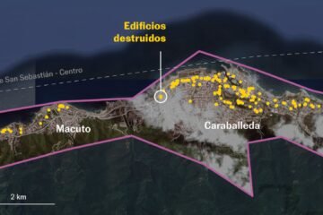 ¿Cuántos edificios han colapsado en Venezuela? Los satélites ya han identificado 434 bloques destruidos