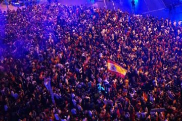 Un fallecido y un herido tras el derrumbe de una fuente en Ciudad Rodrigo (Salamanca) en las celebraciones del Mundial