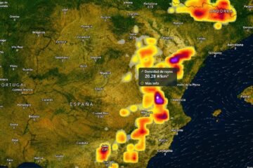 Aviso de la AEMET por tormentas con granizo y reventones que pondrán en alerta al Mediterráneo: de 15:00 a 21:00 son las horas de mayor riesgo