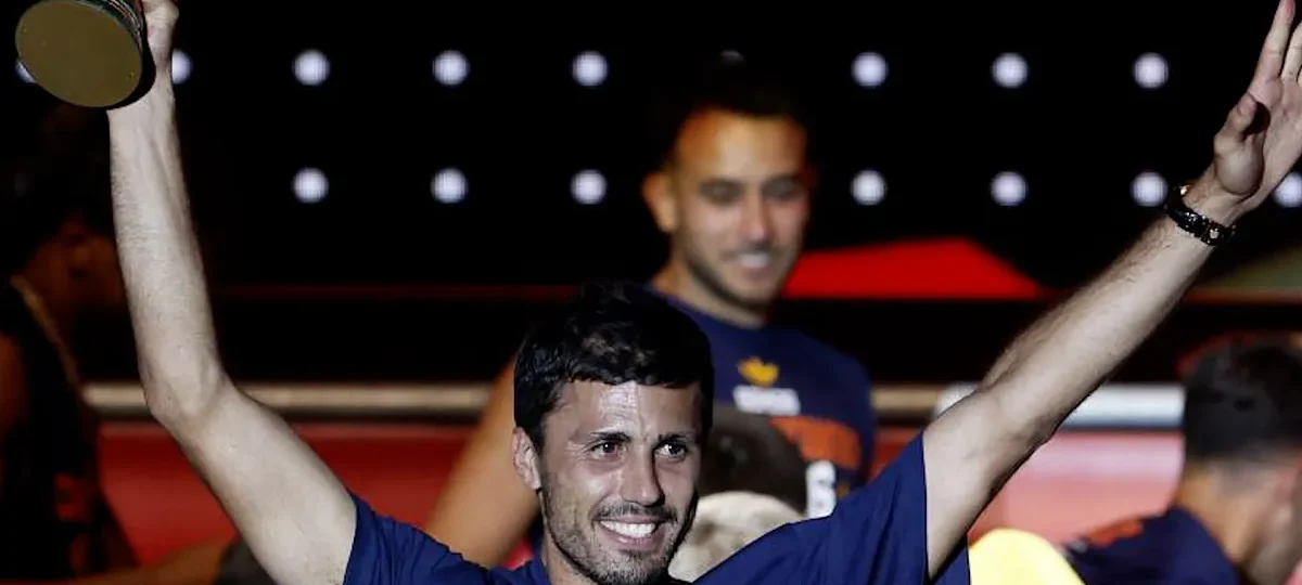 Rodri ensalza a Ferran, que «muchas veces ha sido injustamente criticado»