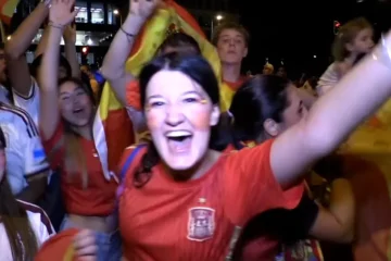 Euforia en Madrid tras el triunfo de la Roja en el Mundial 2026