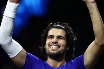 Alcaraz, un maestro en la Laver Cup: «Hablo mucho y no sé si ayudo a mi compañero»
